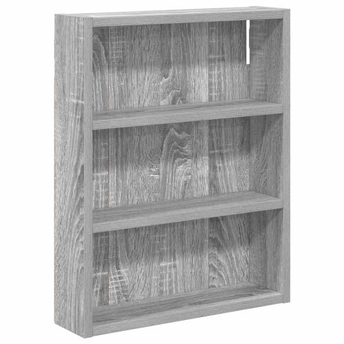 Банен стенен шкаф с рафт Сиво Сонома 40 x 10 x 50 см