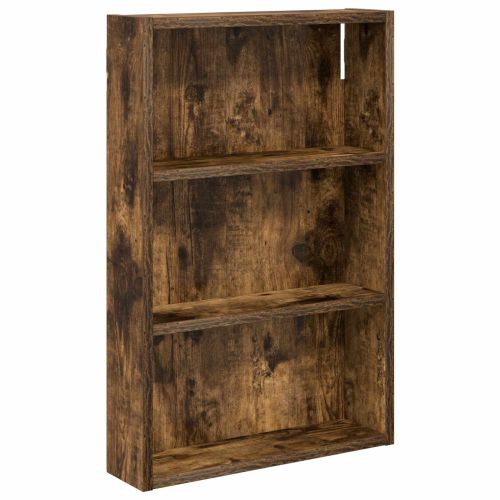 Банен стенен шкаф с рафт Пушена Дъб 40 x 10 x 60,5 см