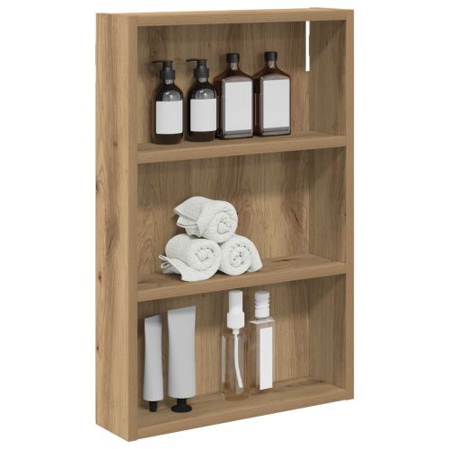 Банен стенен шкаф с рафт Дъб Артизан 40 x 10 x 60,5 см