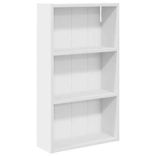 Банен стенен шкаф Бял 40 x 14 x 70 см Инженерен дървен материал