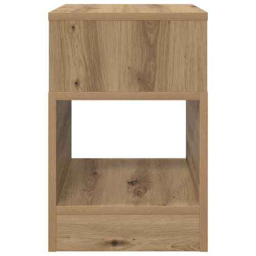 Крайна масичка 2 pcs Дъб 30,5 x 30 x 45 см Инженерно дърво