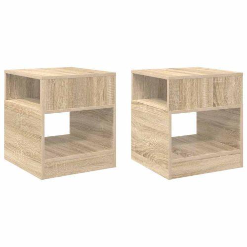 Крайна масичка 2 pcs Сонома дъб 40,5 x 40 x 45 см