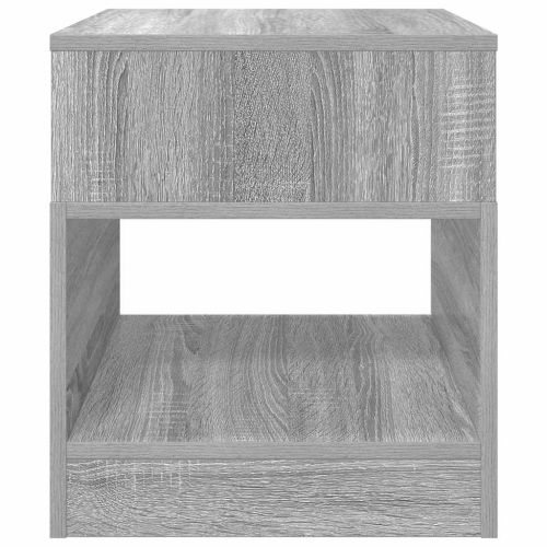 Крайна масичка Сив Сонома 40,5 x 40 x 45 см Инженерно дърво