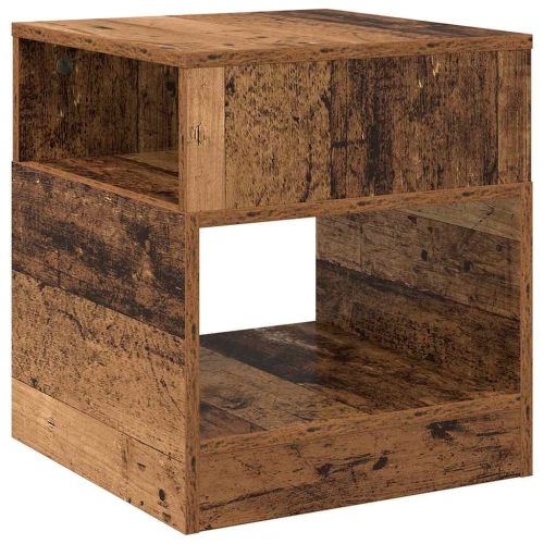 Крайна масичка Старо дърво 40,5 x 40 x 45 см Инженерно дърво