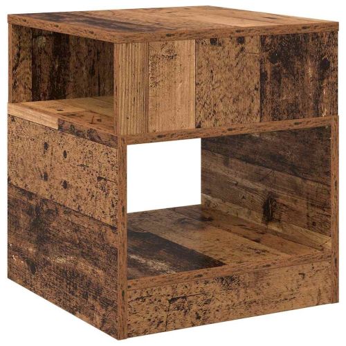 Крайна масичка Старо дърво 40,5 x 40 x 45 см