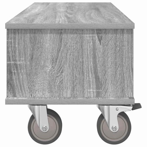 ТВ стойка 100 x 35 x 35 см Сив Сонома Инженерна дървесина
