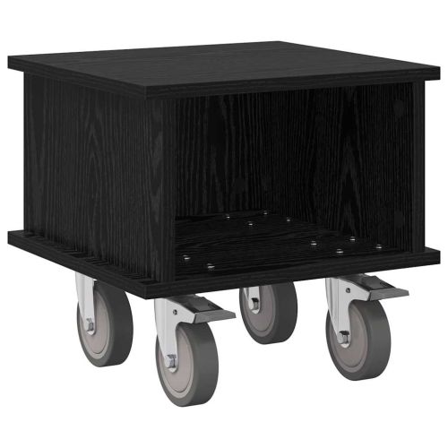 ТВ стойка Черния дъб 37 x 35 x 35 см Инженерно дърво