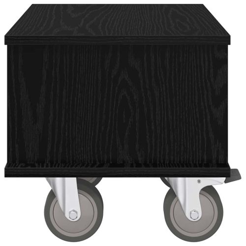 ТВ стойка Черния дъб 37 x 35 x 35 см Инженерно дърво
