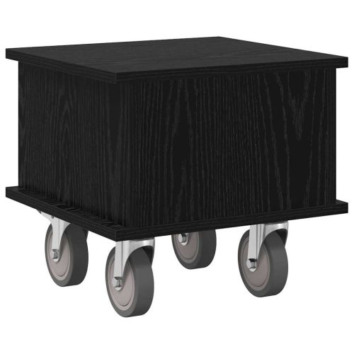 ТВ стойка Черния дъб 37 x 35 x 35 см Инженерно дърво