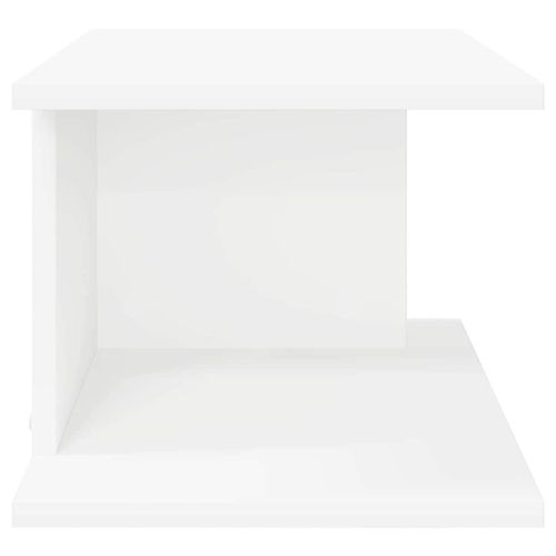 Нощно шкафче Бяло 40 x 30 x 25 см Инженерно дърво