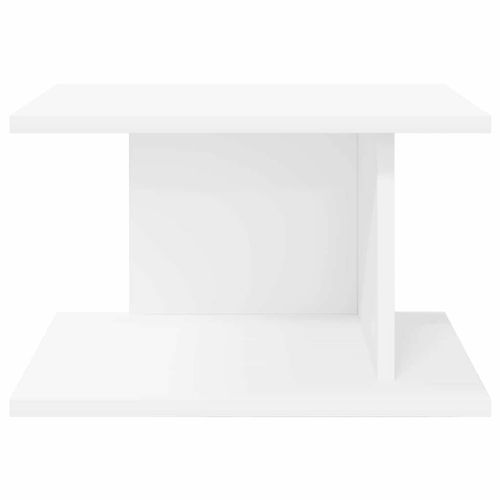 Нощно шкафче Бяло 40 x 30 x 25 см Инженерно дърво