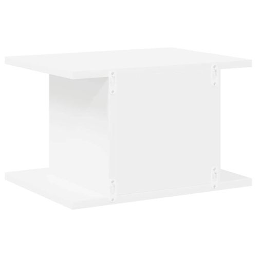 Нощно шкафче Бяло 40 x 30 x 25 см Инженерно дърво