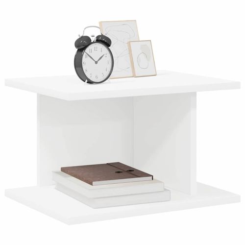 Нощно шкафче 2 pcs Бяло 40 x 30 x 25 см Инженерно дърво