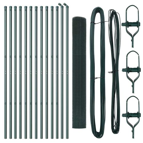 Стълб за ограда. Зелен