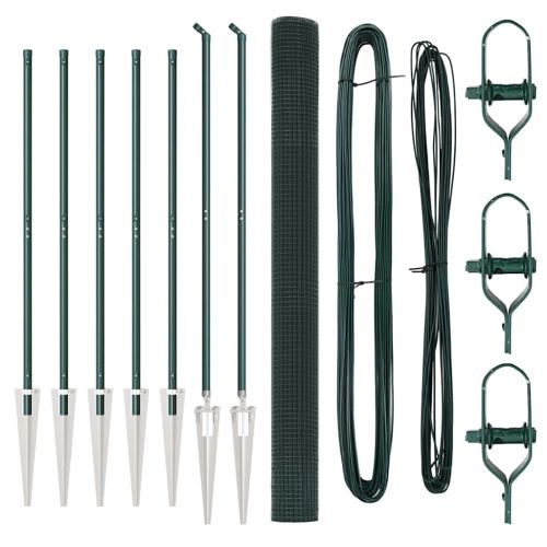 Стълб за ограда. Зелено