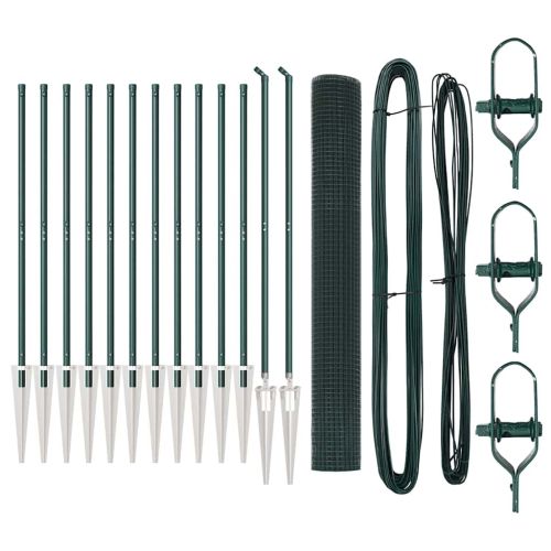 Стълб за ограда. Зелено