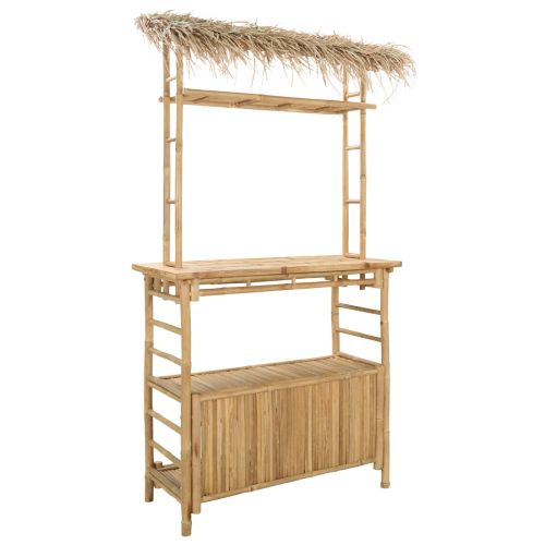 Външна бар маса Естествен 110 x 50 x 209 см Бамбук