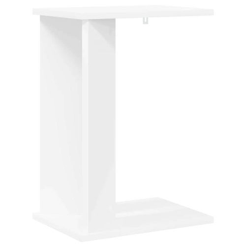 Крайна масичка Бяло 35 x 25 x 50 см Инженерно дърво