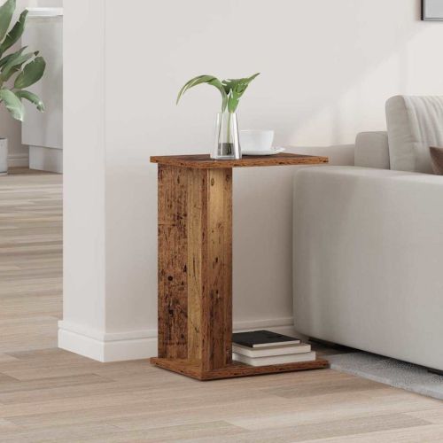 Крайна масичка Старо дърво 35 x 25 x 50 см Инженерно дърво