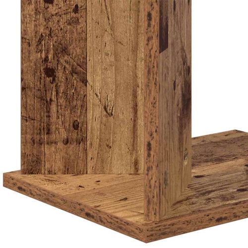 Крайна масичка Старо дърво 35 x 25 x 50 см Инженерно дърво