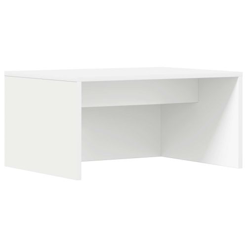 Стенно бюро със съхранение Бяло 60 x 45 x 30 cm Инженерно дърво