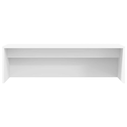 Стенно бюро Бяло Инженерна дървесина 100 x 45 x 30 см