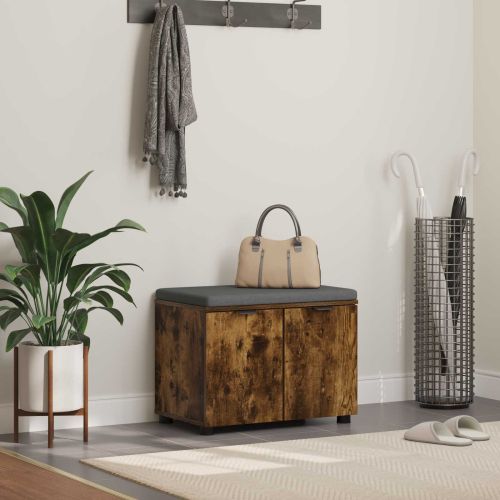 Пейка за коридор с възглавница Пушена Дъб 60 x 38 x 46 см