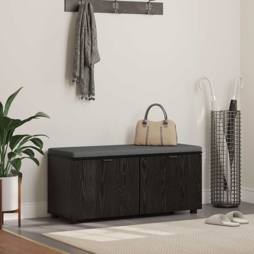 Пейка за коридор с възглавница Черен Дъб 100 x 38 x 46 см