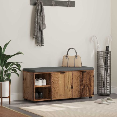 Пейка за коридор с възглавница Старо дърво 100 x 38 x 46 см