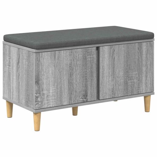 Пейка за коридор с възглавница Сиво Сонома 80 x 38 x 46 см