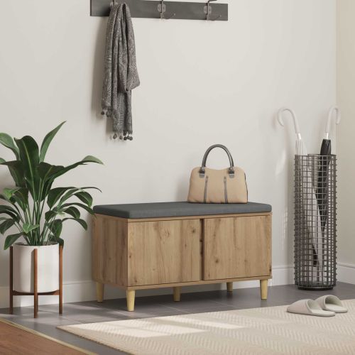Пейка за коридор с възглавница Артизан Дъб 80 x 38 x 46 см