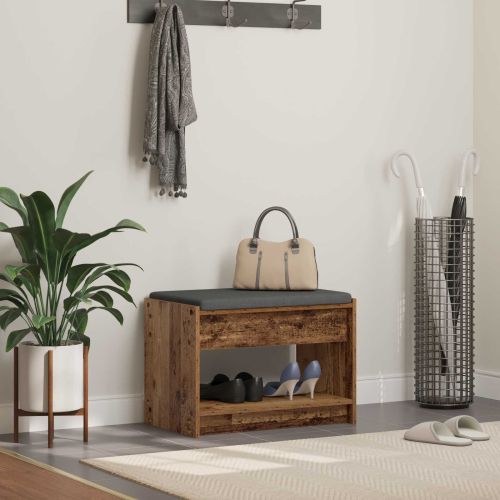 Пейка за коридор с възглавница Старо дърво 63 x 38 x 45 см
