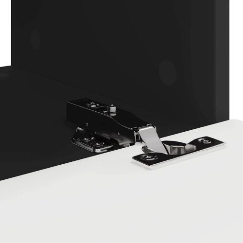 TV стенен шкаф 2 pcs Черно 39 x 31 x 29,5 см Инженерно дърво