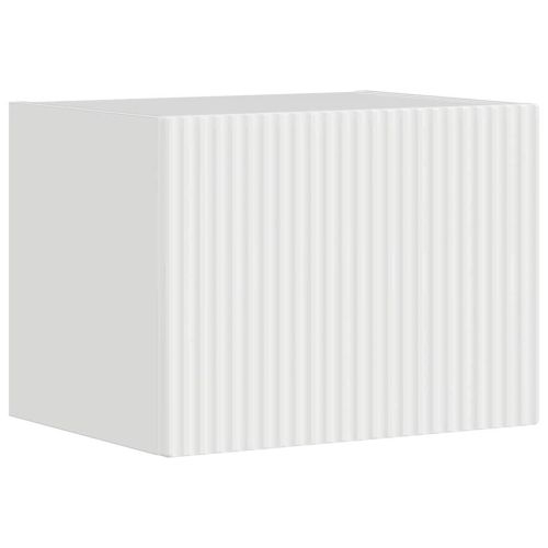 TV стенен шкаф Гланц бяло 39 x 31 x 29,5 см Инженерно дърво