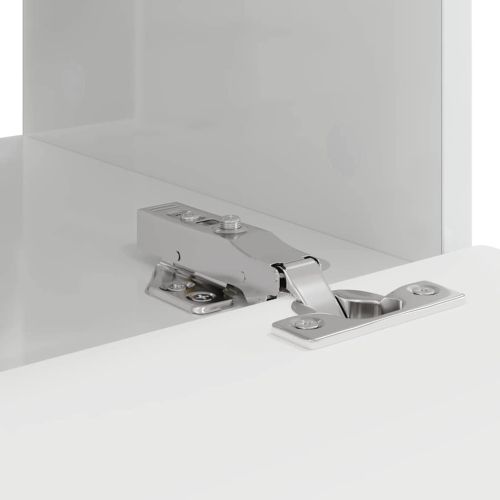 TV стенен шкаф 2 pcs Гланц бяло 39 x 31 x 29,5 см