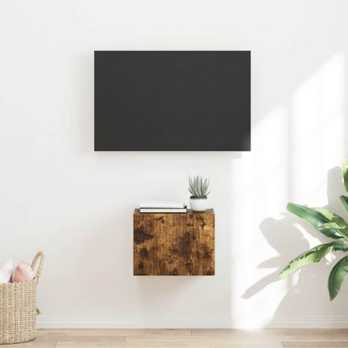 TV стенен шкаф Димян дъб 39 x 31 x 29,5 см Инженерно дърво