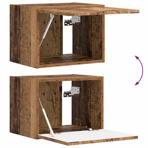 TV стенен шкаф Старо дърво 39 x 31 x 29,5 см Инженерно дърво