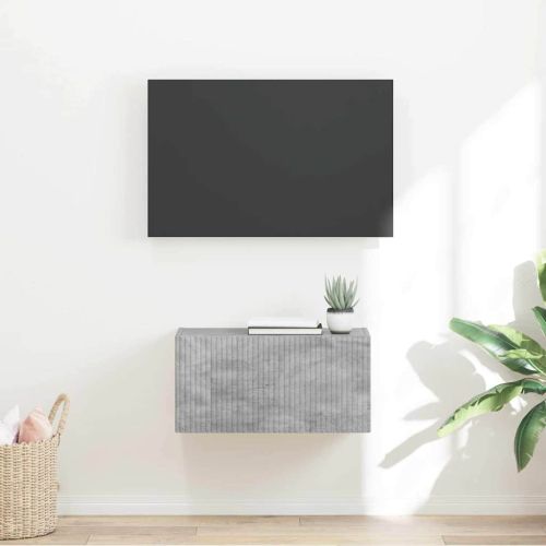 TV стенен шкаф Бетон 60 x 31 x 29,5 см Инженерно дърво