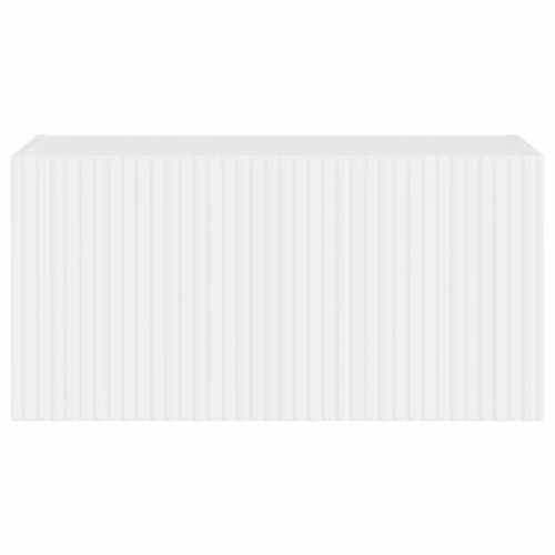 TV стенен шкаф Гланц бяло 60 x 31 x 29,5 см Инженерно дърво