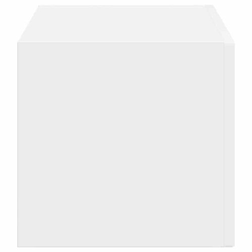 TV стенен шкаф Гланц бяло 60 x 31 x 29,5 см Инженерно дърво