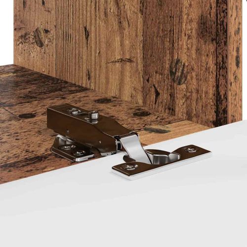 TV стенен шкаф 2 pcs Старо дърво 60 x 31 x 29,5 см