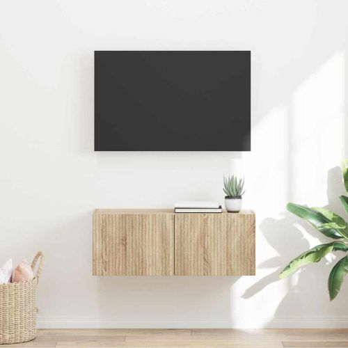 TV стенен шкаф Сонома 78,5 x 31 x 29,5 см Инженерно дърво