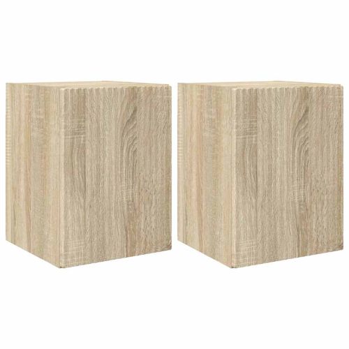 TV стенен шкаф 2 pcs Сонома 30 x 31 x 40 см Инженерно дърво