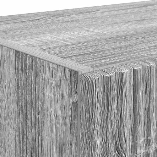 TV стенен шкаф Сив Сонома 59,5 x 31 x 60 см Инженерно дърво