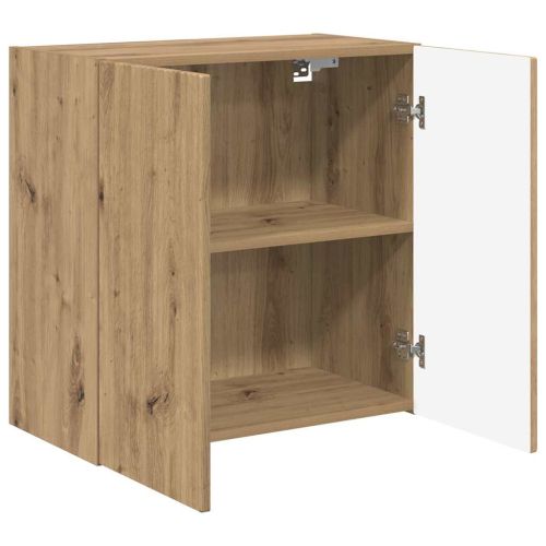 TV стенен шкаф Дъб 59,5 x 31 x 60 см Инженерно дърво