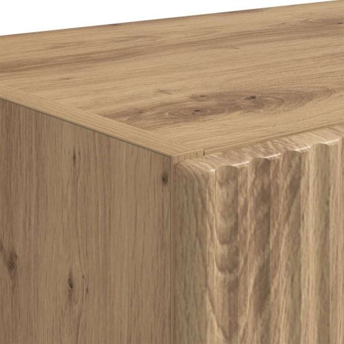 TV стенен шкаф Дъб 59,5 x 31 x 80 см Инженерно дърво
