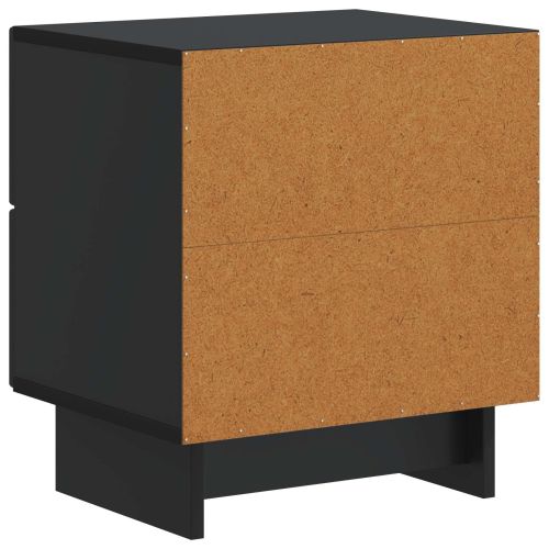 Нощен шкаф Черно 43 x 34,5 x 47,5 см Инженерна дървесина