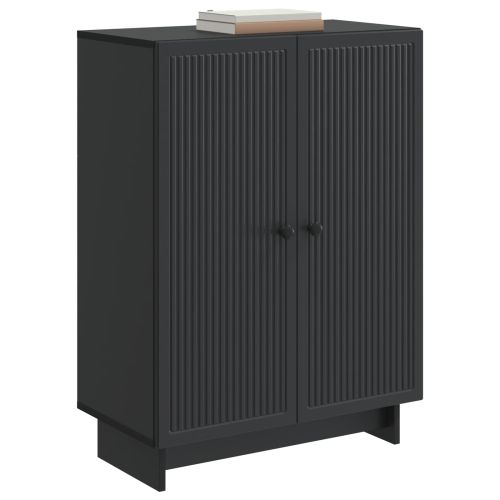 Служебен шкаф Черно 66 x 34,5 x 90 см Инженерна дървесина