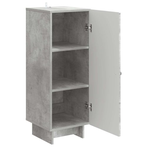 Служебен шкаф Бетонно сиво 33 x 34,5 x 90 см
