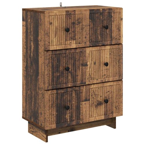 Чекмеджетен шкаф Старо дърво 66 x 34,5 x 90 см